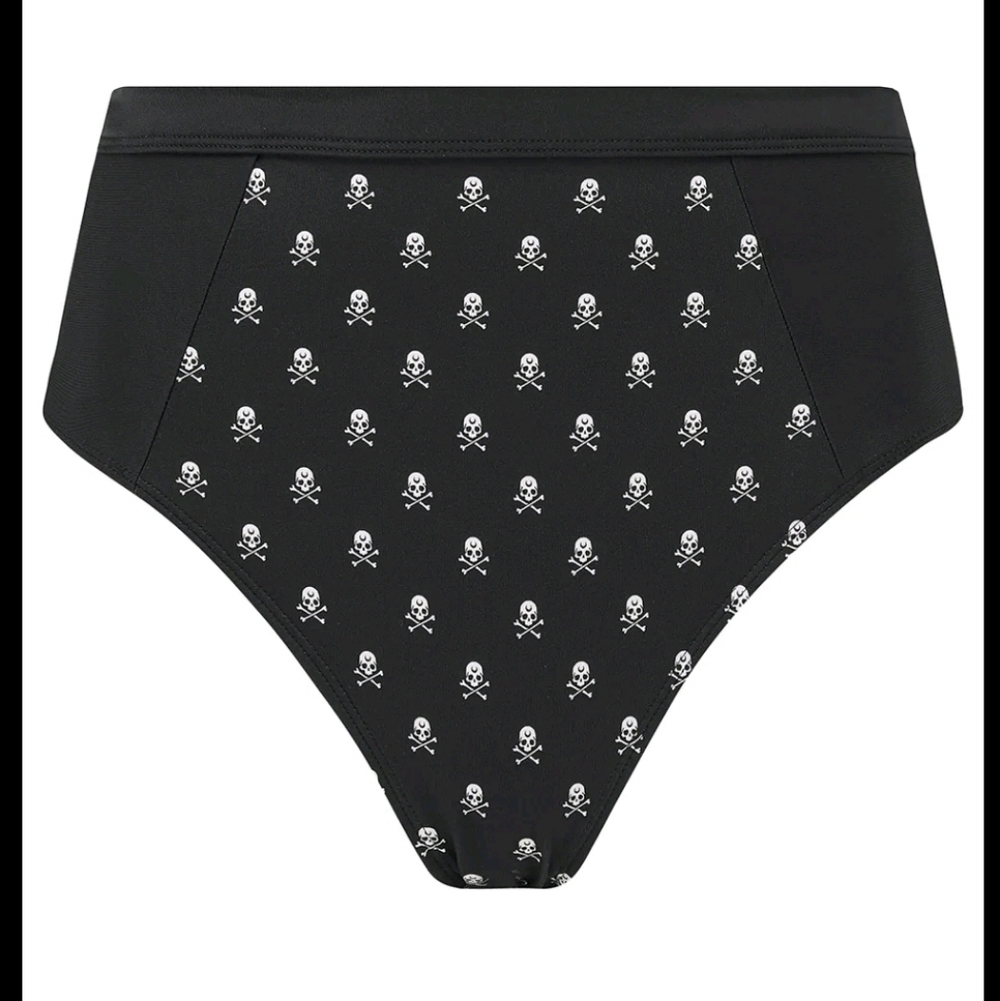 Killstar Black Skull Bikini Bottom